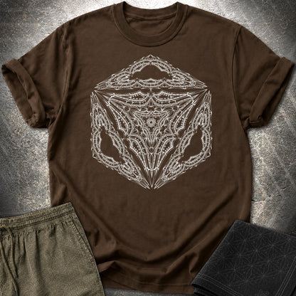 Organic Octahedron T-Shirt - Organic Octahedron T-Shirt - Dark Chocolate