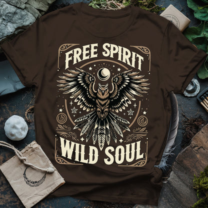 Free Spirit Wild Soul Owl T-Shirt