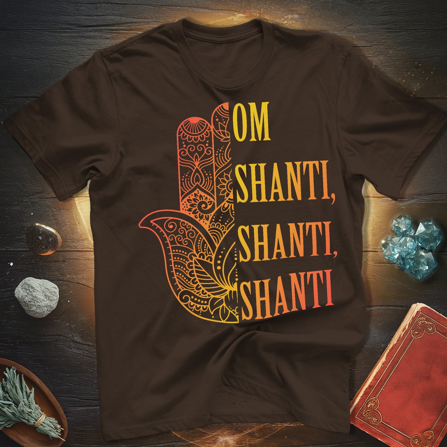Hamsa Om Shanti T-Shirt