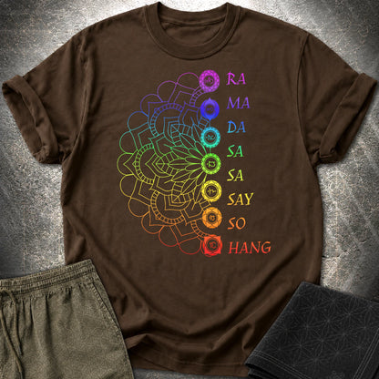 Mandala Mantra T-Shirt - Mandala Mantra T-Shirt - Dark Chocolate