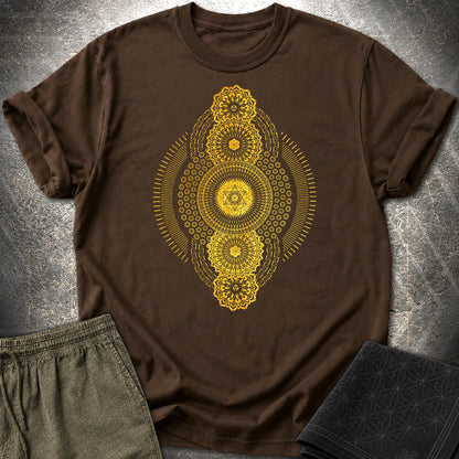 Metatron's Geometric Explosion T-Shirt - Metatron's Geometric Explosion T-Shirt - Dark Chocolate