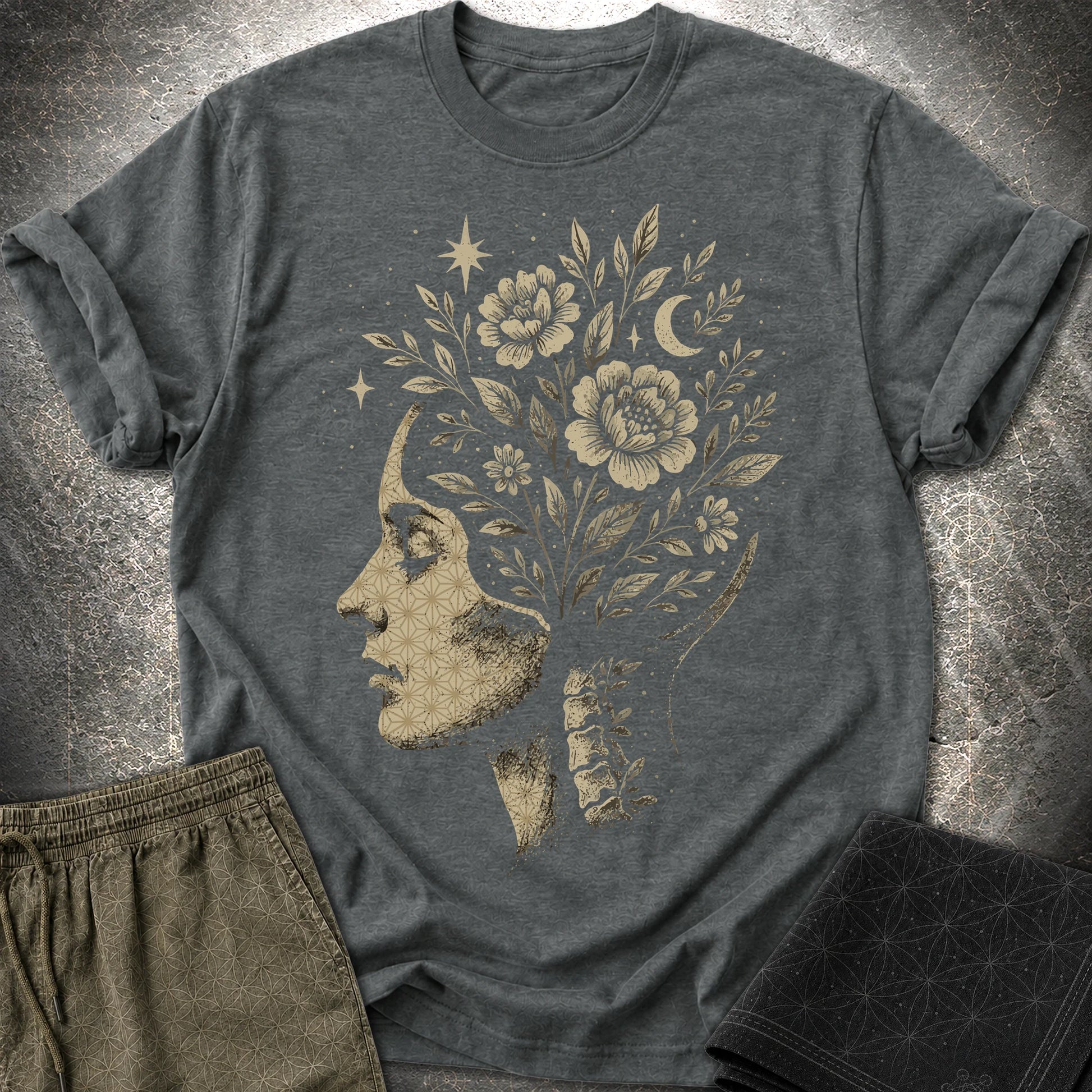 Inner Garden T-Shirt - Inner Garden T-Shirt - Dark Heather