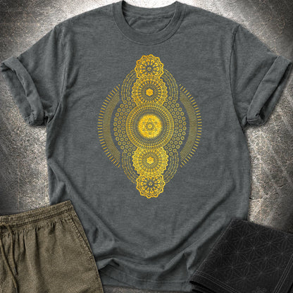 Metatron's Geometric Explosion T-Shirt - Metatron's Geometric Explosion T-Shirt - Dark Heather