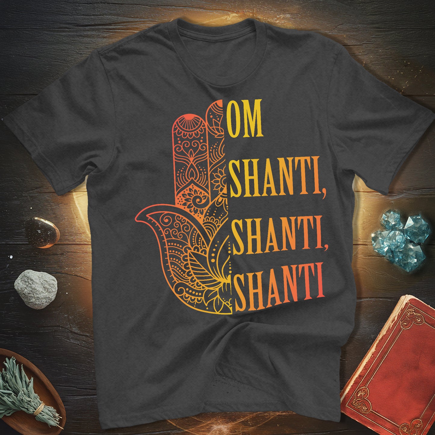 Hamsa Om Shanti T-Shirt