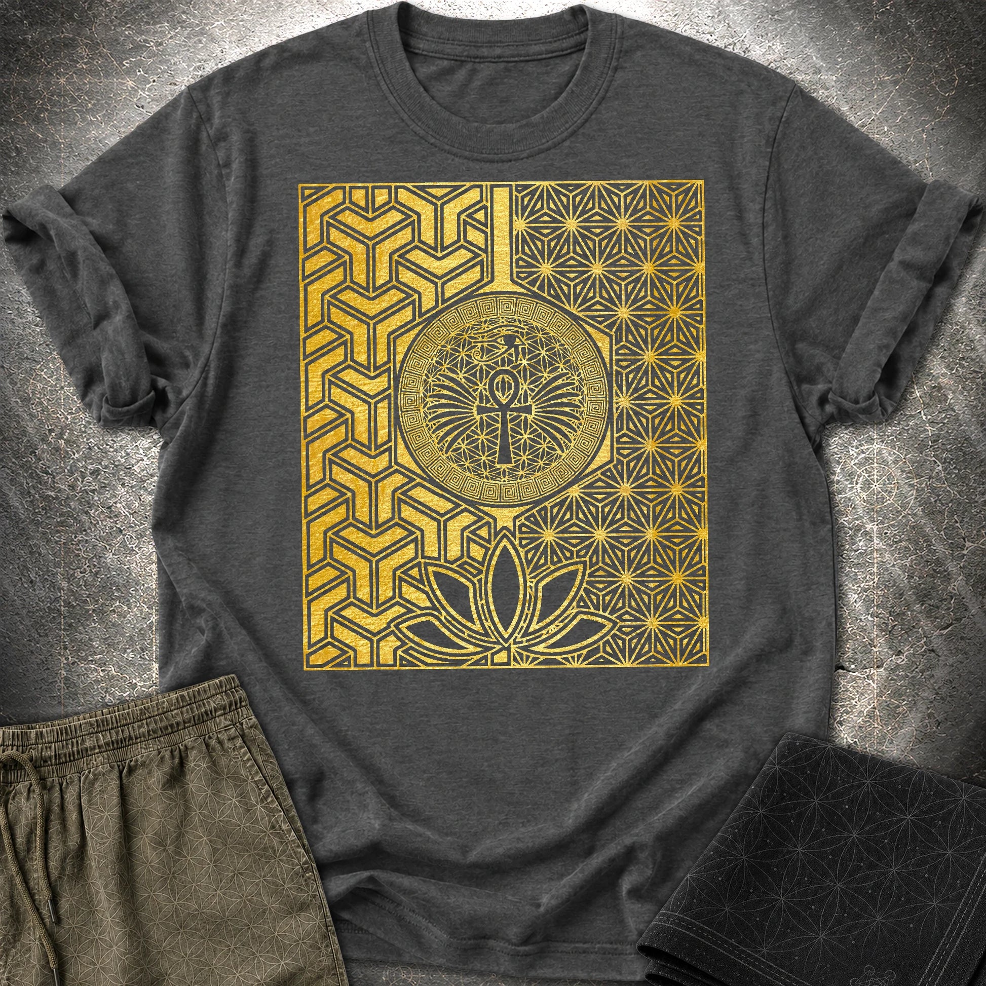 Ancient Egypt T-Shirt - Ancient Egypt T-Shirt - Dark Heather Grey