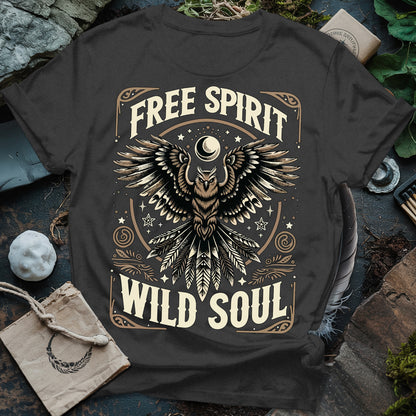Free Spirit Wild Soul Owl T-Shirt