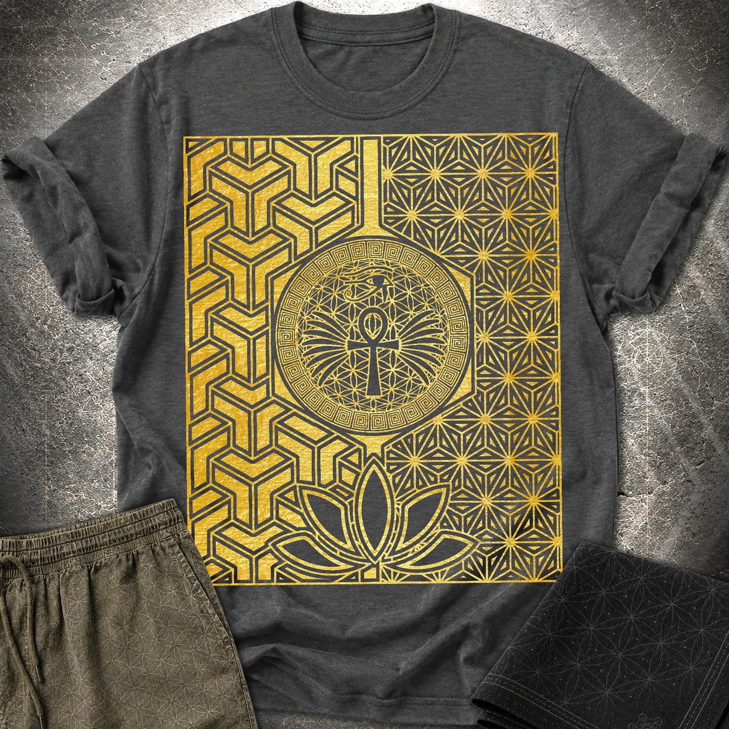 Ancient Egypt T-Shirt - Ancient Egypt T-Shirt - Dark Heather Grey