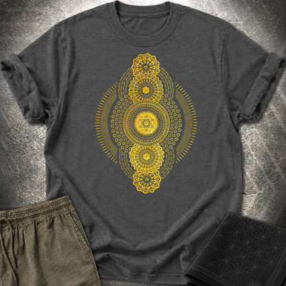 Metatron's Geometric Explosion T-Shirt - Metatron's Geometric Explosion T-Shirt - Dark Heather Grey