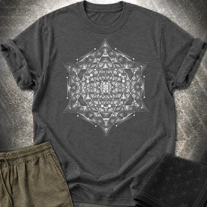 Meta Mosaic T-Shirt - Meta Mosaic T-Shirt - Dark Heather Grey