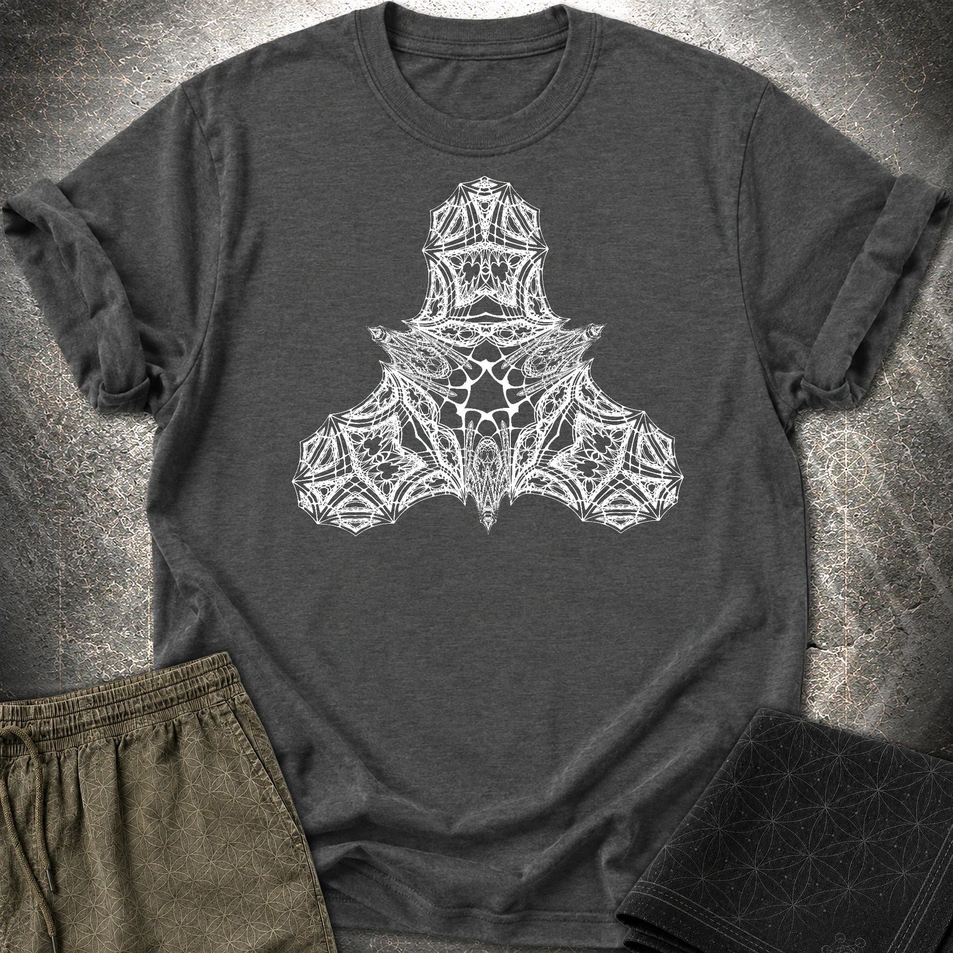 Organic Triple T-Shirt - Organic Triple T-Shirt - Dark Heather Grey