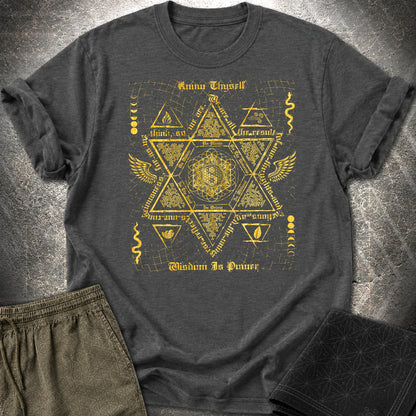 Occult Ancient Wisdom T-Shirt - Occult Ancient Wisdom T-Shirt - Dark Heather Grey