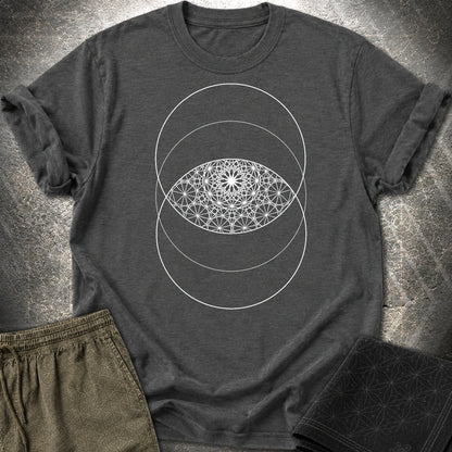Vesica PIcsis Eye Of The Universe T-Shirt - Vesica PIcsis Eye Of The Universe T-Shirt - Dark Heather Grey