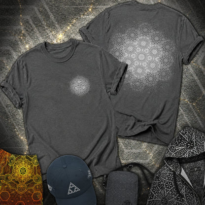 Growth Organic Cube 2 Sided T-Shirt - Growth Organic Cube 2 Sided T-Shirt - Dark Heather Grey