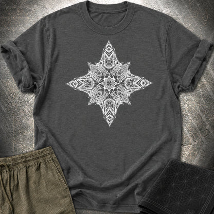 Abstract Symmetry T-Shirt - Abstract Symmetry T-Shirt - Dark Heather Grey