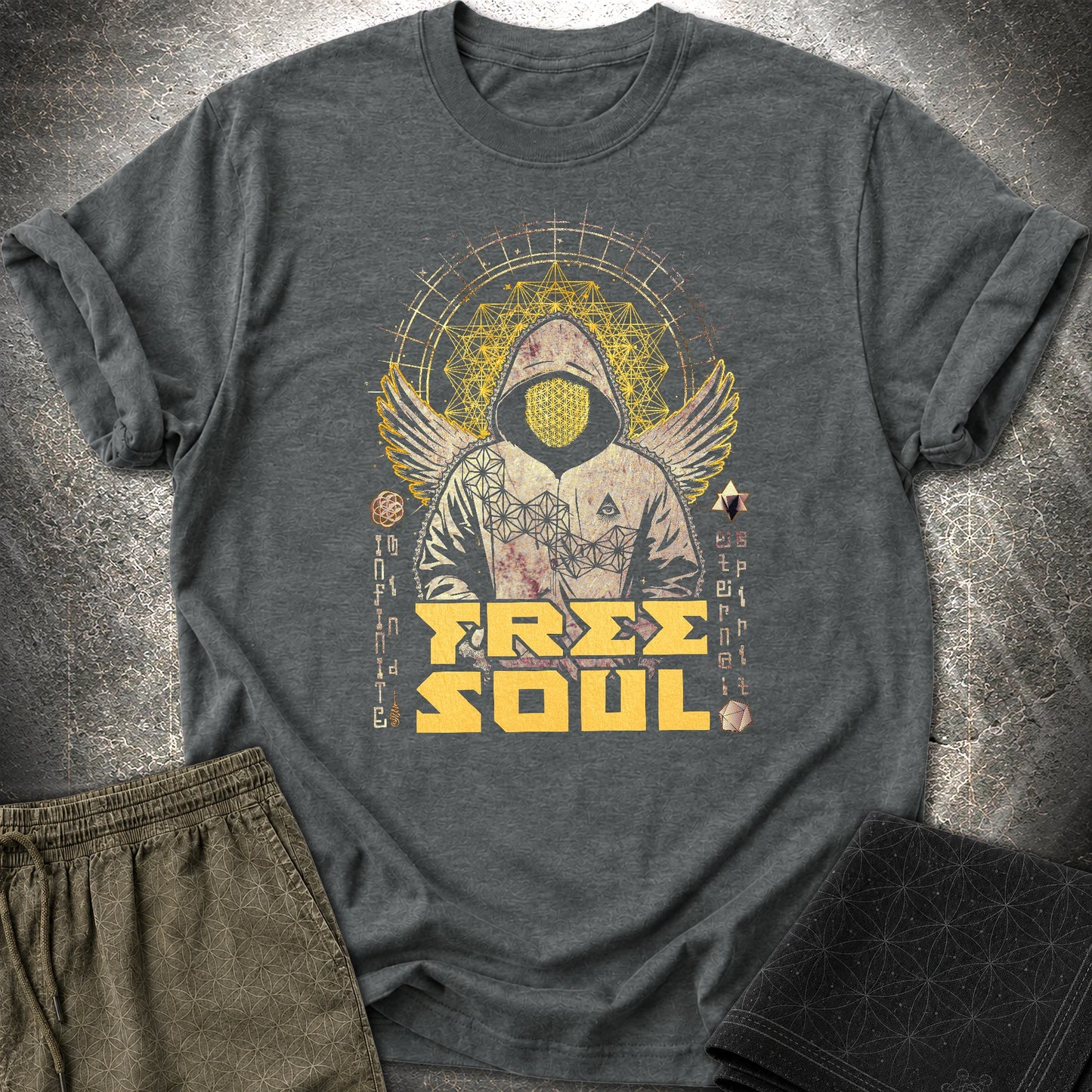 Free Soul T-Shirt - Free Soul T-Shirt - Dark Heather