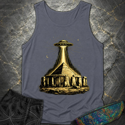 Piramida Gizy I Tajemniczy Pojazd - Piramida Gizy I Tajemniczy Pojazd Comfort Tank Top - Denim