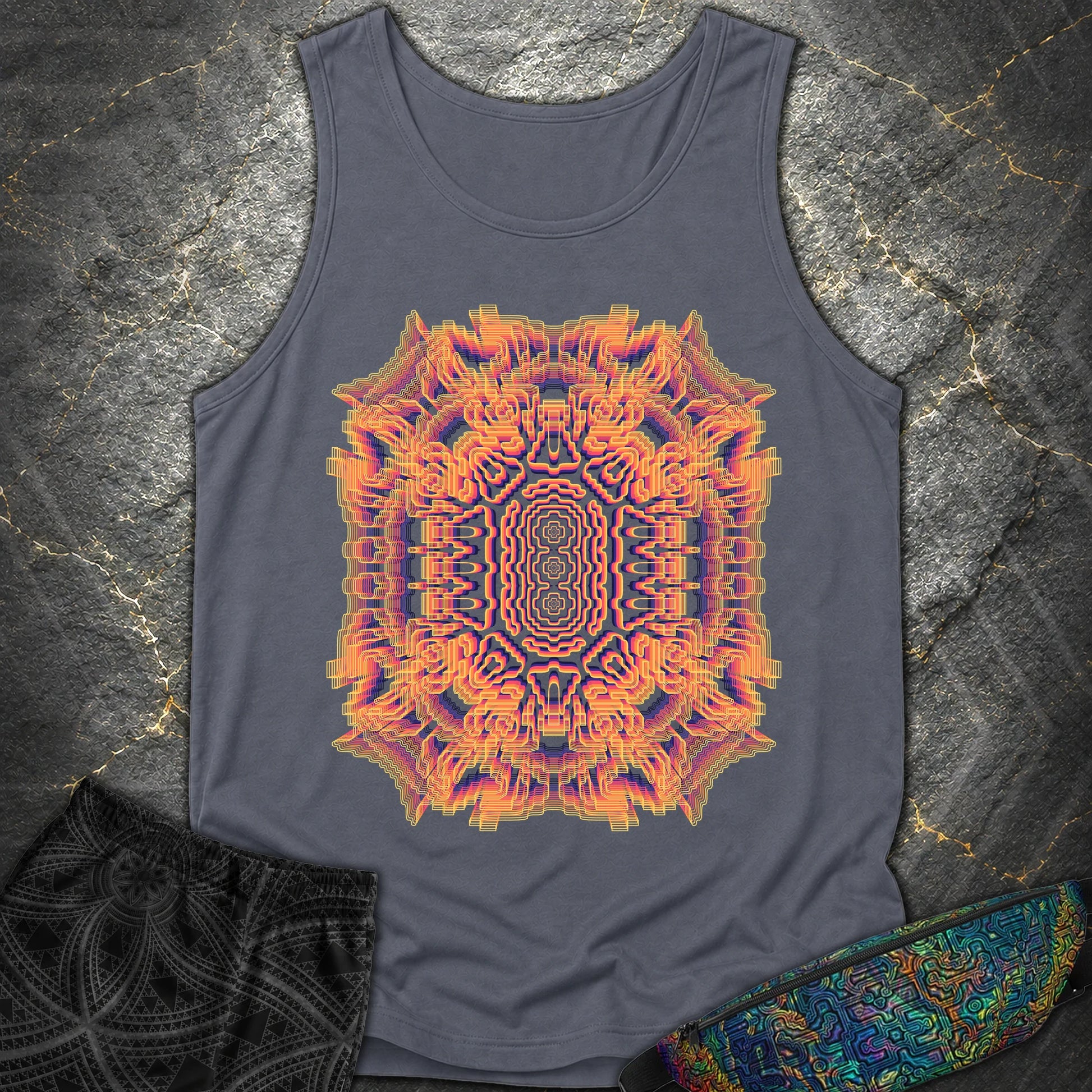 Resonance Engine - Resonance Engine Comfort Tank Top - Denim