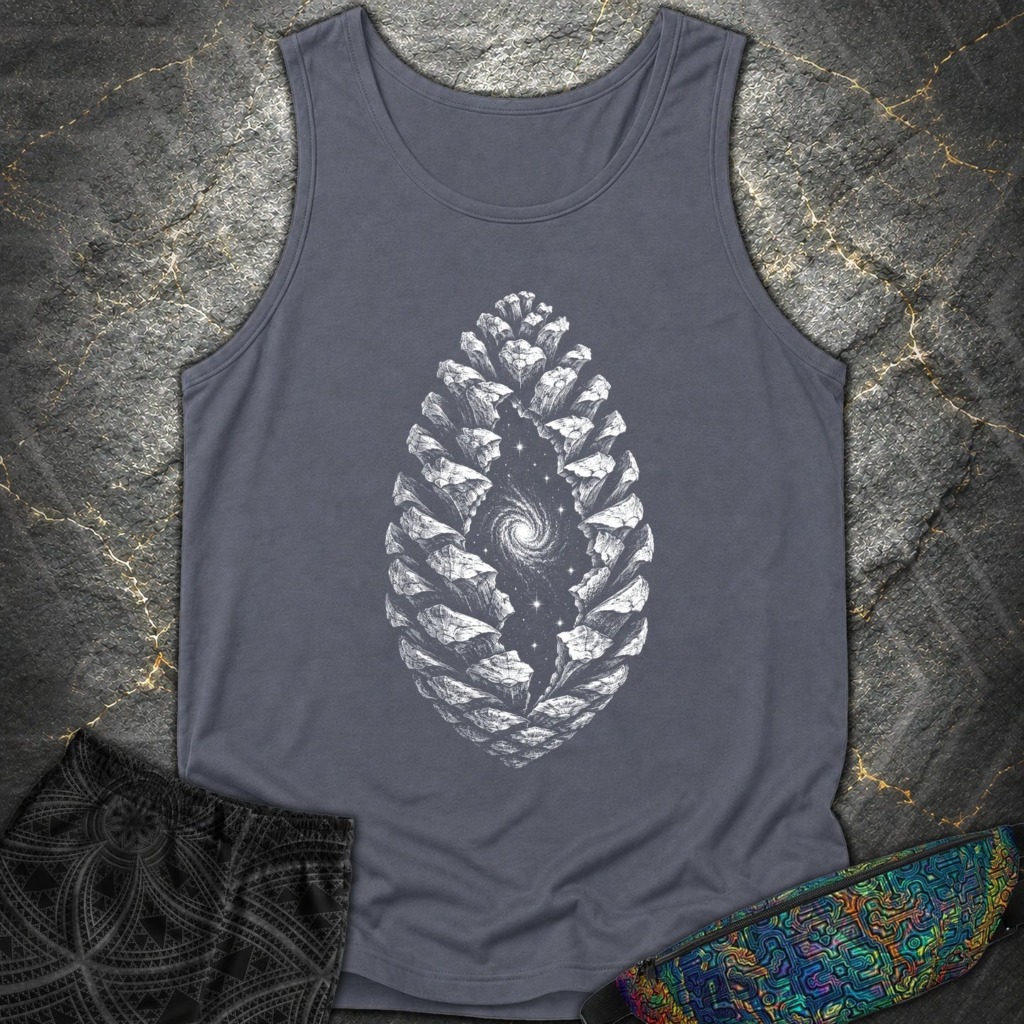 Seed of the Infinite - Seed of the Infinite Comfort Tank Top - Denim