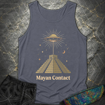 Piramida Majów I UFO 2 - Piramida Majów I UFO 2 Comfort Tank Top - Denim