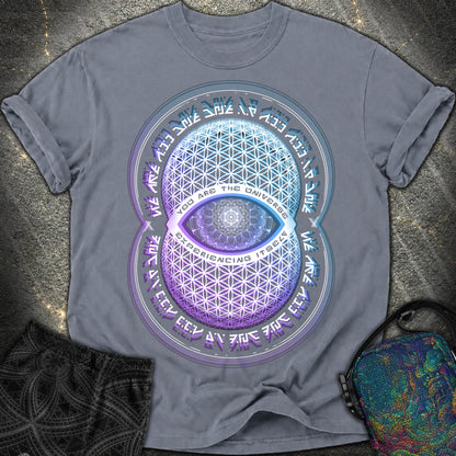 Alan Watts You Are The Universe T-Shirt - Alan Watts You Are The Universe Comfort T-Shirt - Denim