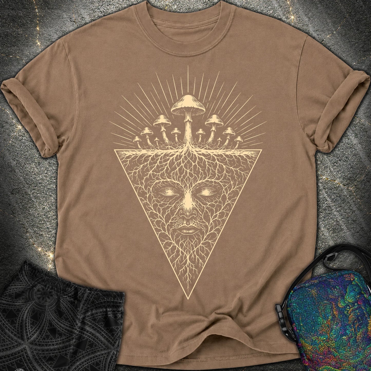 Mycelium Consciousness - Mycelium Consciousness Comfort T-Shirt - Espresso