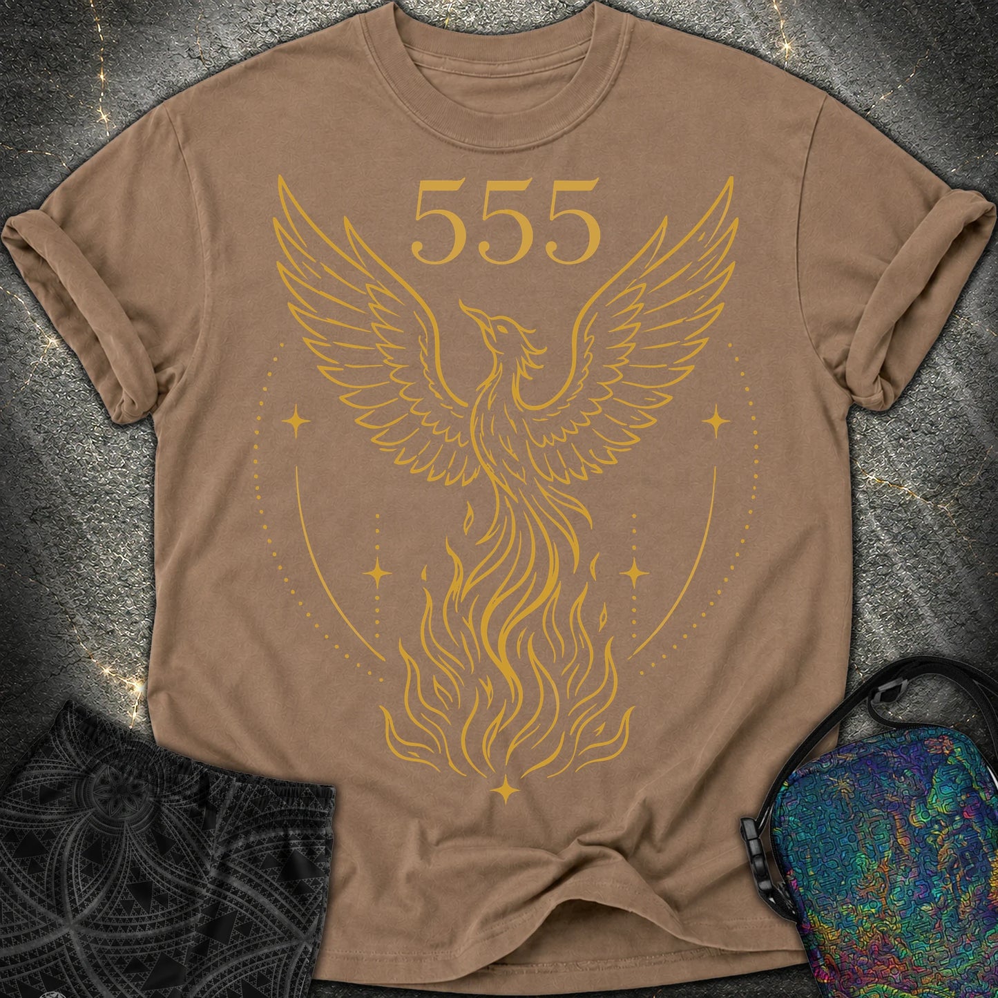 555 Angel Number Rebirth Comfort T-Shirt - 555 Angel Number Rebirth Comfort T-Shirt - Espresso