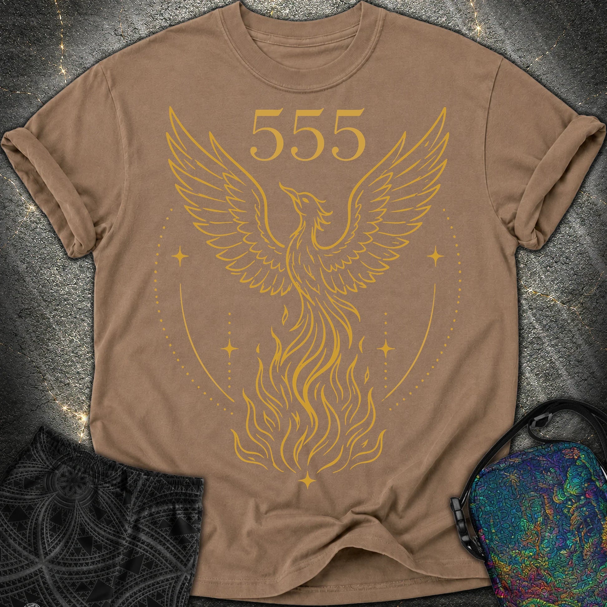 555 Angel Number Rebirth Comfort T-Shirt - 555 Angel Number Rebirth Comfort T-Shirt - Espresso