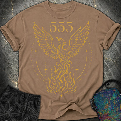 555 Angel Number Rebirth Comfort T-Shirt - 555 Angel Number Rebirth Comfort T-Shirt - Espresso
