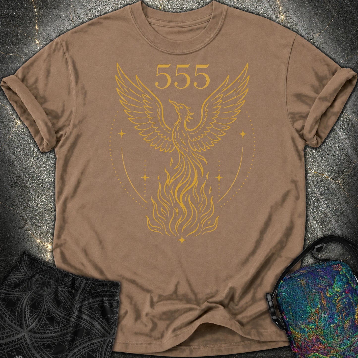 555 Angel Number Rebirth Comfort T-Shirt - 555 Angel Number Rebirth Comfort T-Shirt - Espresso