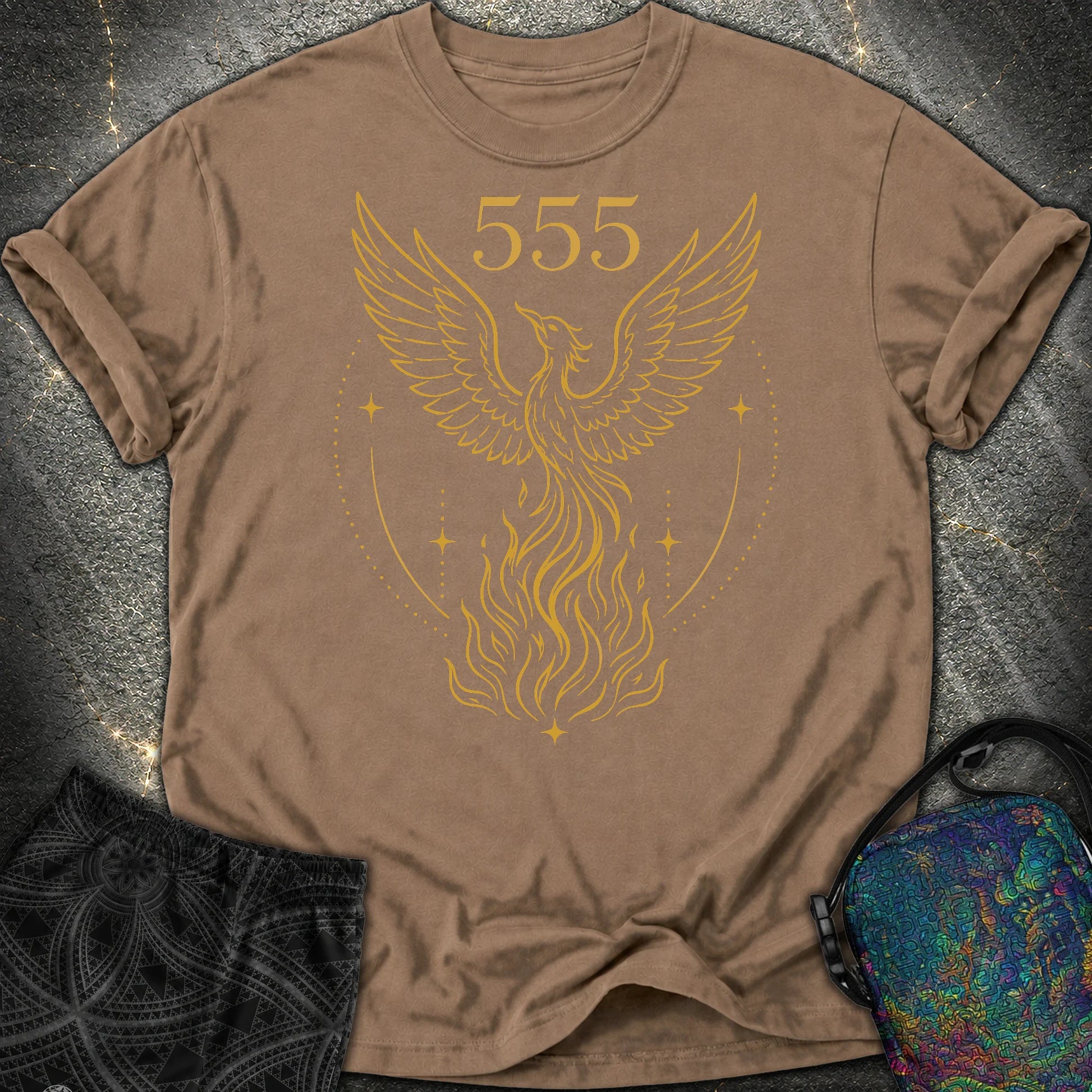 555 Angel Number Rebirth Comfort T-Shirt - 555 Angel Number Rebirth Comfort T-Shirt - Espresso