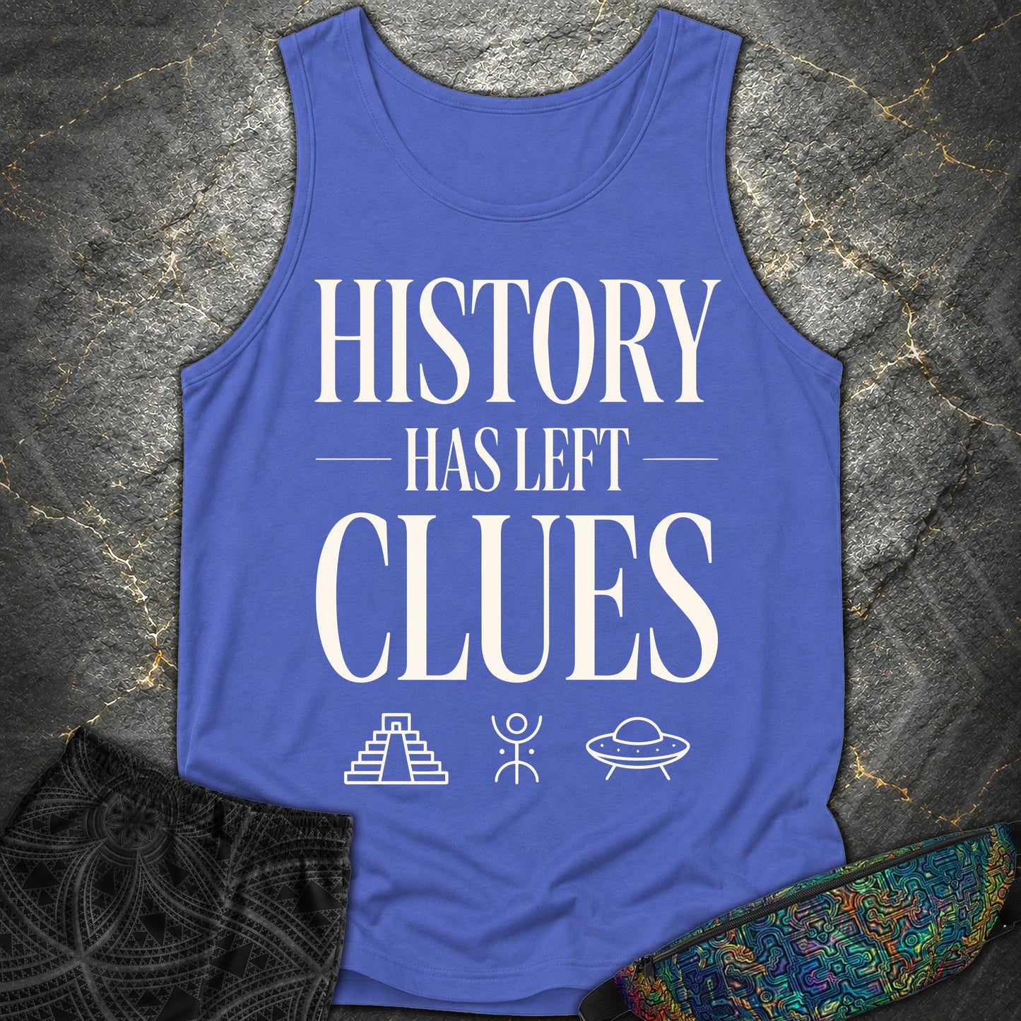History - History Comfort Tank Top - Flo Blue