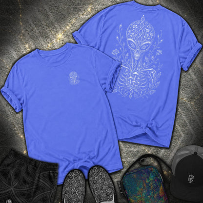 Ultraterrestrial 2 Sided Comfort T-Shirt - Ultraterrestrial 2 Sided Comfort T-Shirt - Flo Blue