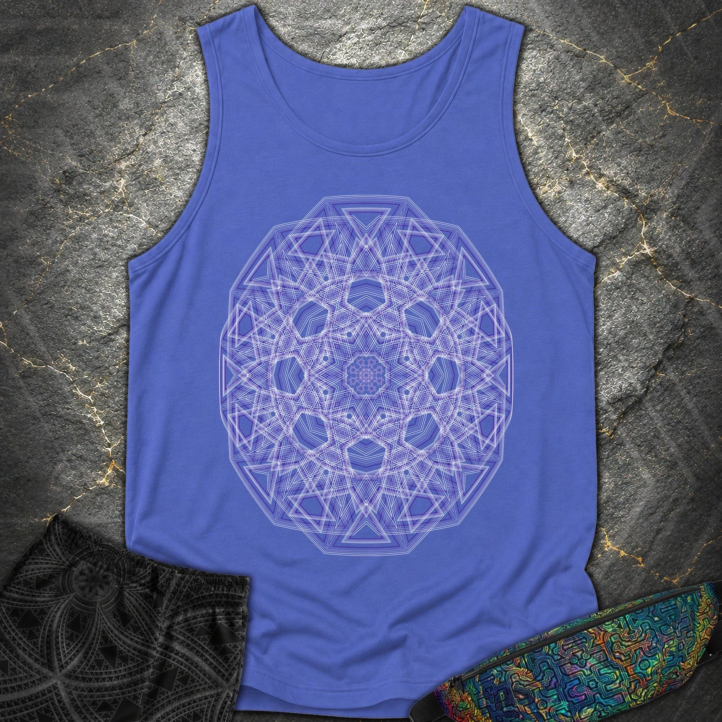 Infinity Engine - Infinity Engine Comfort Tank Top - Flo Blue