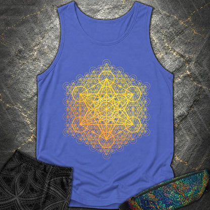 Metatron's Transcendence - Metatron's Transcendence Comfort Tank Top - Flo Blue