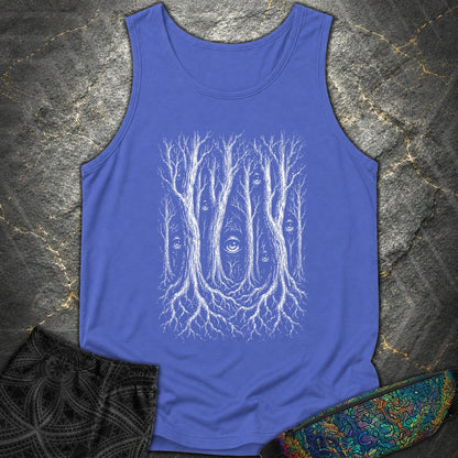 Forest Consciousness Watching - Forest Consciousness Watching Comfort Tank Top - Flo Blue