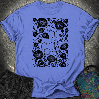 Morning Glory Molecule - Morning Glory Molecule Comfort T-Shirt - Flo Blue