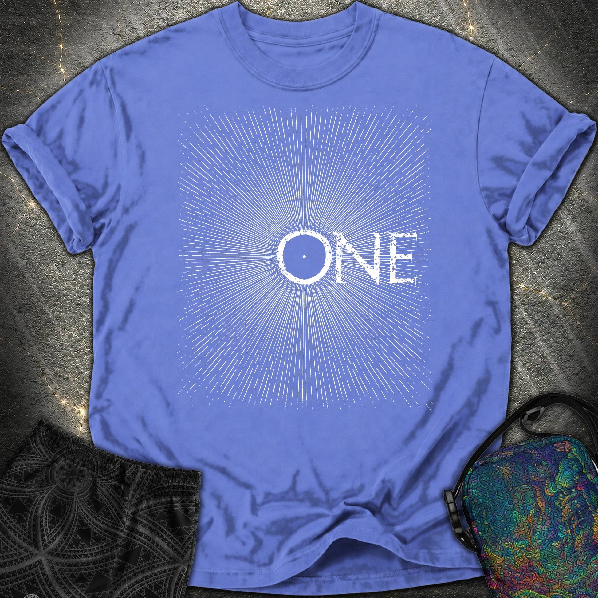 We Are All One Comfort T-Shirt - We Are All One Comfort T-Shirt - Flo Blue
