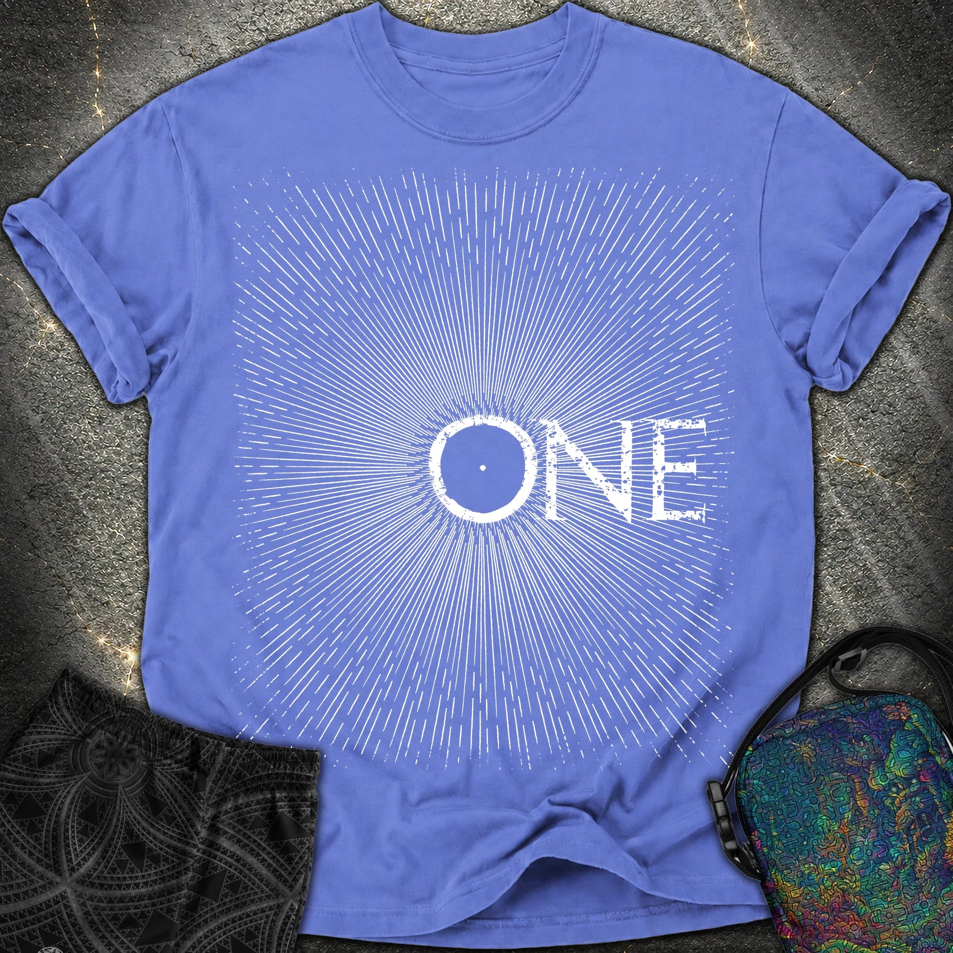 We Are All One Comfort T-Shirt - We Are All One Comfort T-Shirt - Flo Blue