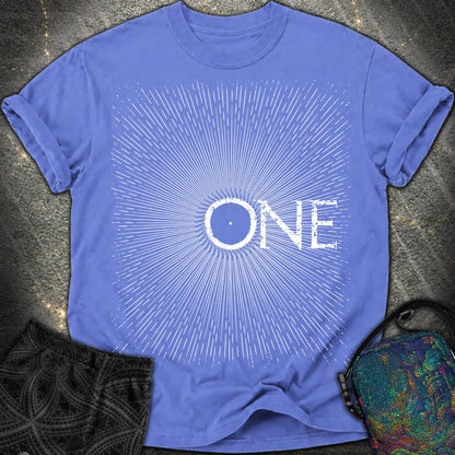 We Are All One Comfort T-Shirt - We Are All One Comfort T-Shirt - Flo Blue