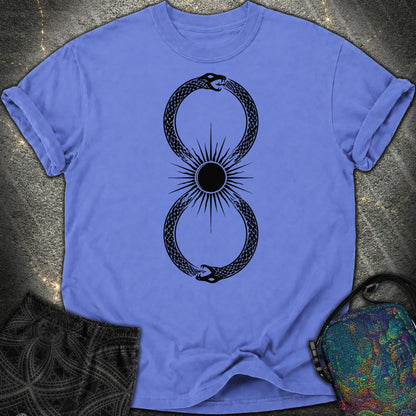 Ouroboros Sun - Ouroboros Sun Comfort T-Shirt - Flo Blue