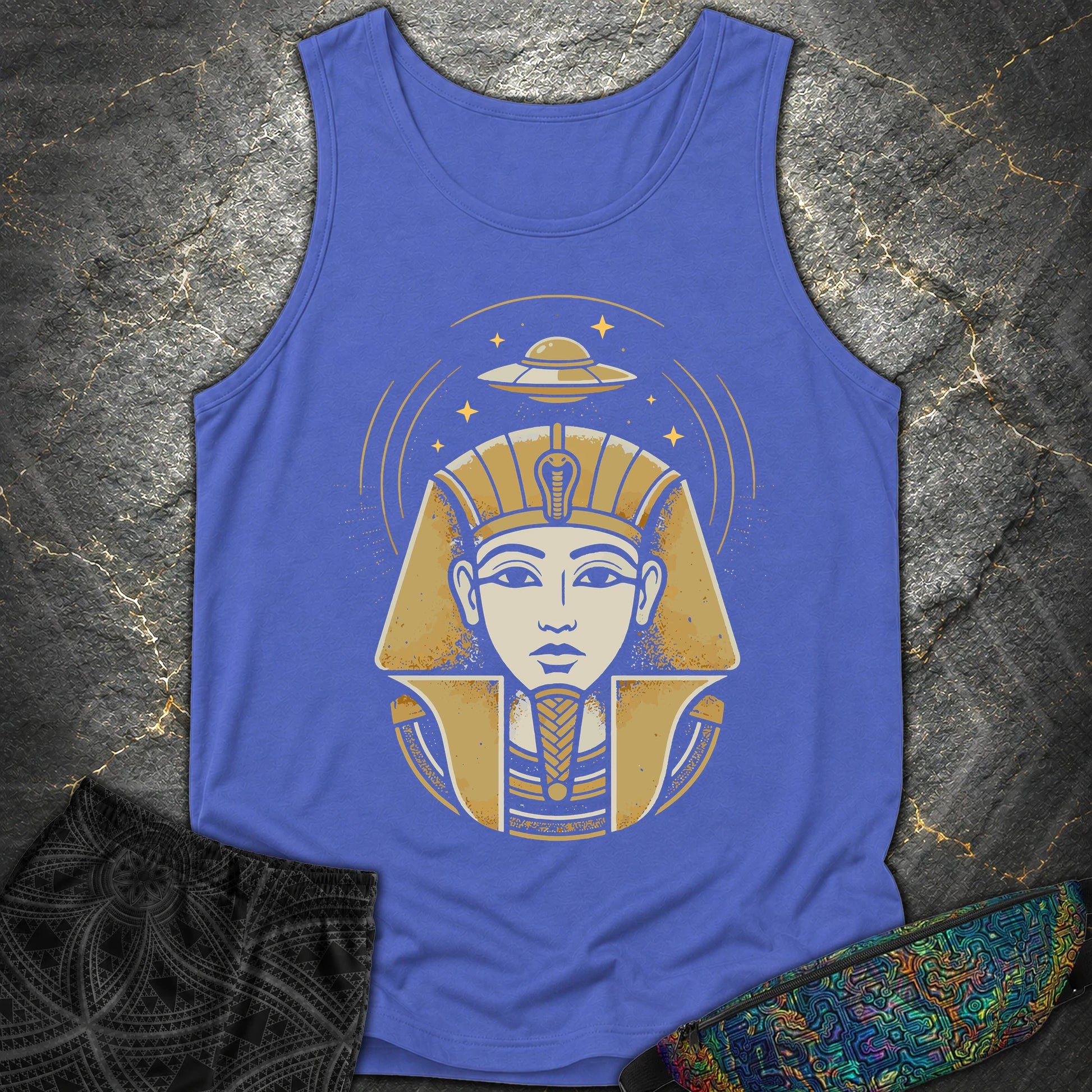 Faraon Ufo - Faraon Ufo Comfort Tank Top - Flo Blue