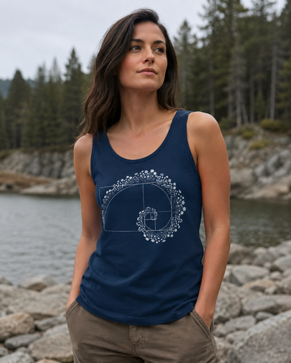 Golden Ratio Flower Spiral Comfort Tank