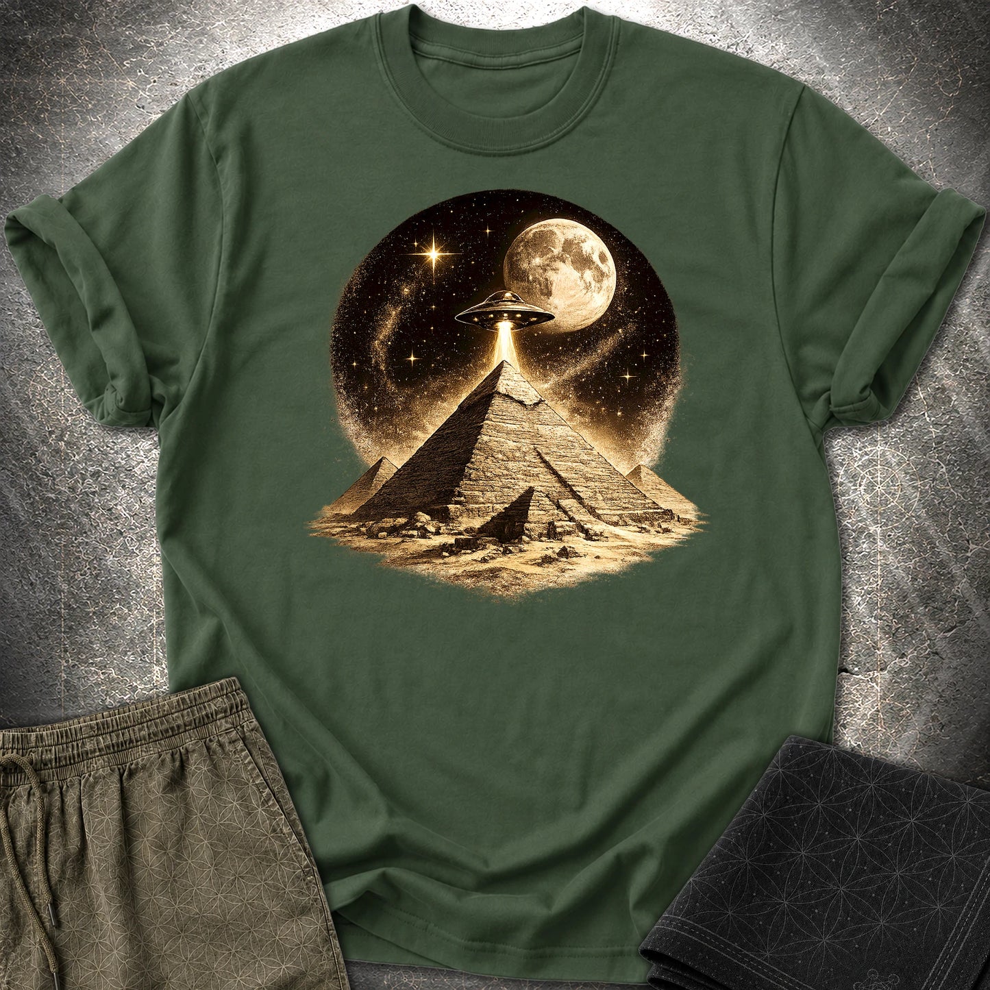 Giza Pyramid Maøe - Giza Pyramid Maøe T-Shirt - Forest Green