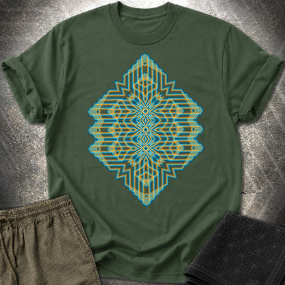 Triune Signal Temple - Triune Signal Temple T-Shirt - Forest Green