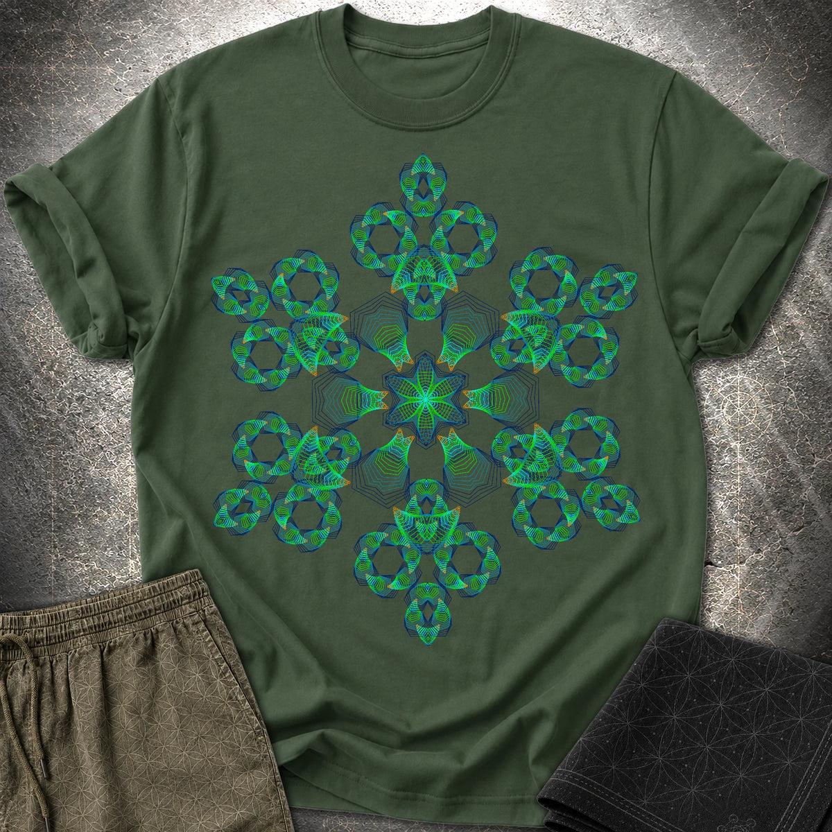 1 - 1 T-Shirt - Forest Green