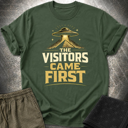 The Visitors Come First - The Visitors Come First T-Shirt - Forest Green