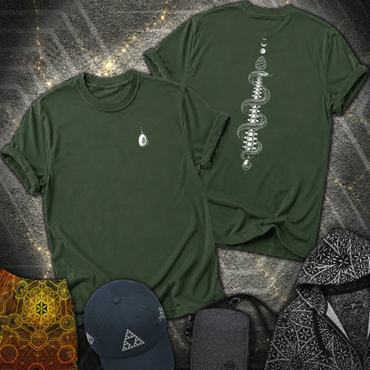Sacred Coil - Sacred Coil 2 Sided T-Shirt - Forest Green