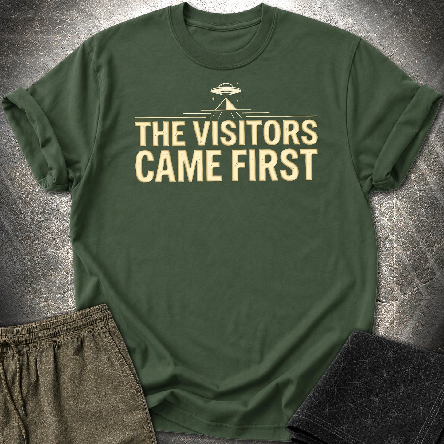 The Visittors Come First - The Visittors Come First T-Shirt - Forest Green