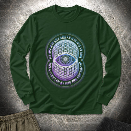 Alan Watts You Are The Universe - Alan Watts You Are The Universe Long Sleeve Shirt - Forest Green
