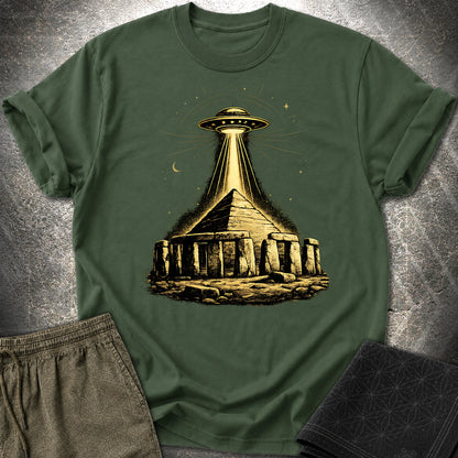 Piramida Gizy I Tajemniczy Pojazd - Piramida Gizy I Tajemniczy Pojazd T-Shirt - Forest Green